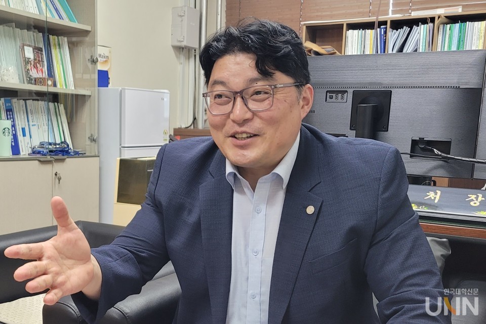 변창우 한국전문대학기획실·처장협의회 신임 회장(인하공전 기획처장)은 지난 4일 전문대기획실·처장협의회 하계연찬회서 신임 회장으로 선출됐다. (사진=임연서 기자)