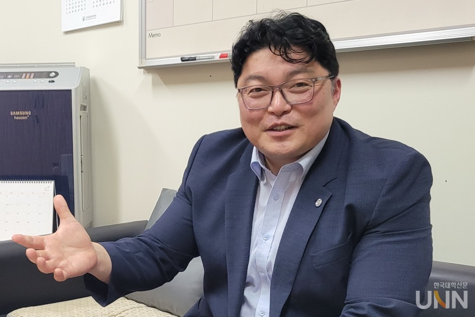 변창우 회장이 취임 소감에 대해 말하고 있다. (사진=임연서 기자)