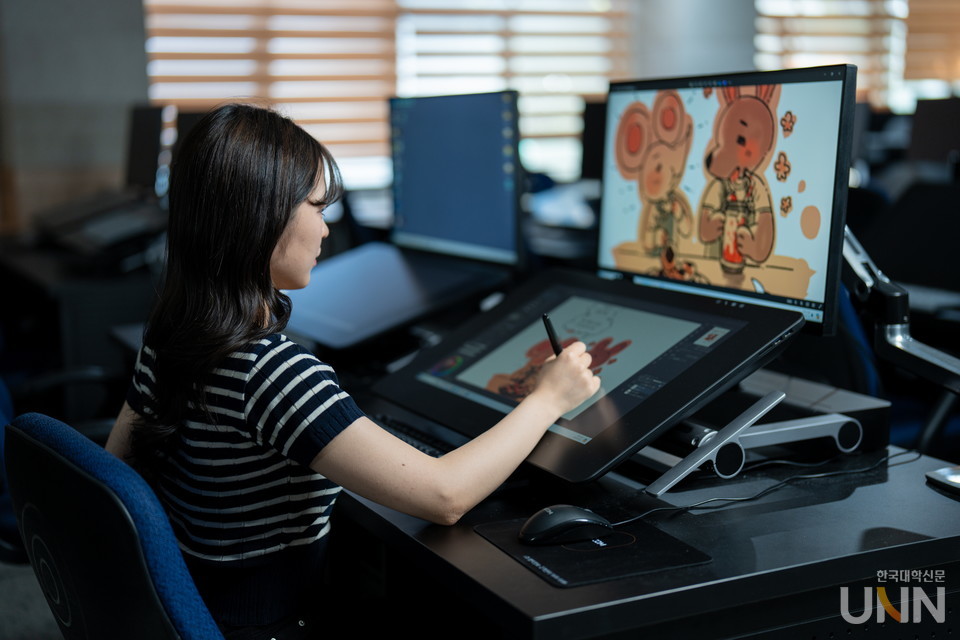 시각애니메이션콘텐츠과. (사진=조선이공대)