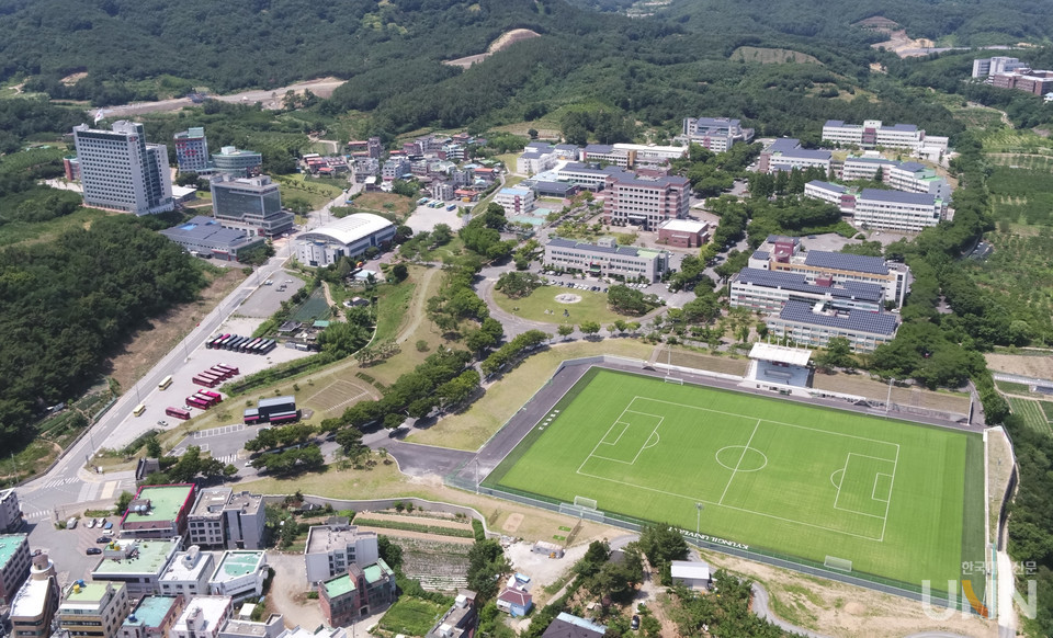 경일대 전경.