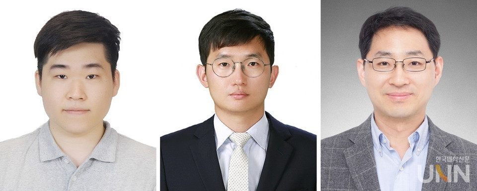 (왼쪽부터) KAIST 박재정 연구원, 중앙대 박해선 교수, KAIST 이승철 교수