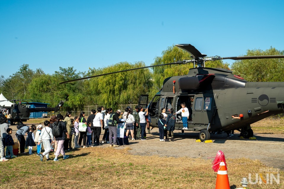 수리온 헬기 탑승 체험.