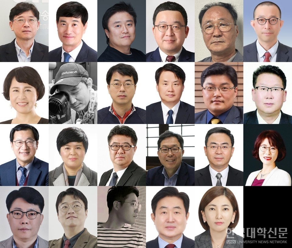 본지 2025년 발언대와 에세이 필진으로 참여하는 칼럼니스트와 에세이스트. 맨위 왼쪽부터 △권준원 동아방송예술대 교수 △김대경 한국전문대학교무입학처장협의회장 △김민철 서일대 AI융합콘텐츠학과 교수 △김범석 스마트스터디벤처스 부대표 △김영식 한국전문대학학생처장협의회장 △김준호 동서울대 교수 △김혜리 동아방송예술대 교수 △노성언 버추얼브라더스 대표 △박세현 (사)한국만화웹툰평론가협회장 △박종철 우리경영연구원장(미국 변호사) △변창우 한국전문대학기획실처장협의회장 △백승한 순천제일대 기획처장 △손영배 재능디자인연구소장 △송혜선 한국고등직업교육연구소 연구위원 △양광모 유한대 교무처장 △이상석 DX거버넌스협의회장 △이상욱 한국대학평생교육원협의회 이사장(대림대 교수) △장미라 한국고등직업교육학회 K-culture위원장(목포과학대 교수) △정부영 충청대 교수 △조중현 대경대 교수 △조기익 전문대학홍보협의회 부회장 △최규봉 한국전문대학법인협의회 사무총장 △최은희 마산대 교수