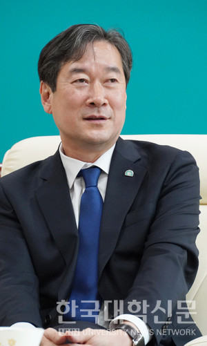 송하철 총장이 9년간 산업체와 동고동락한 시절을 이야기하고 있다. (사진=한명섭 기자)