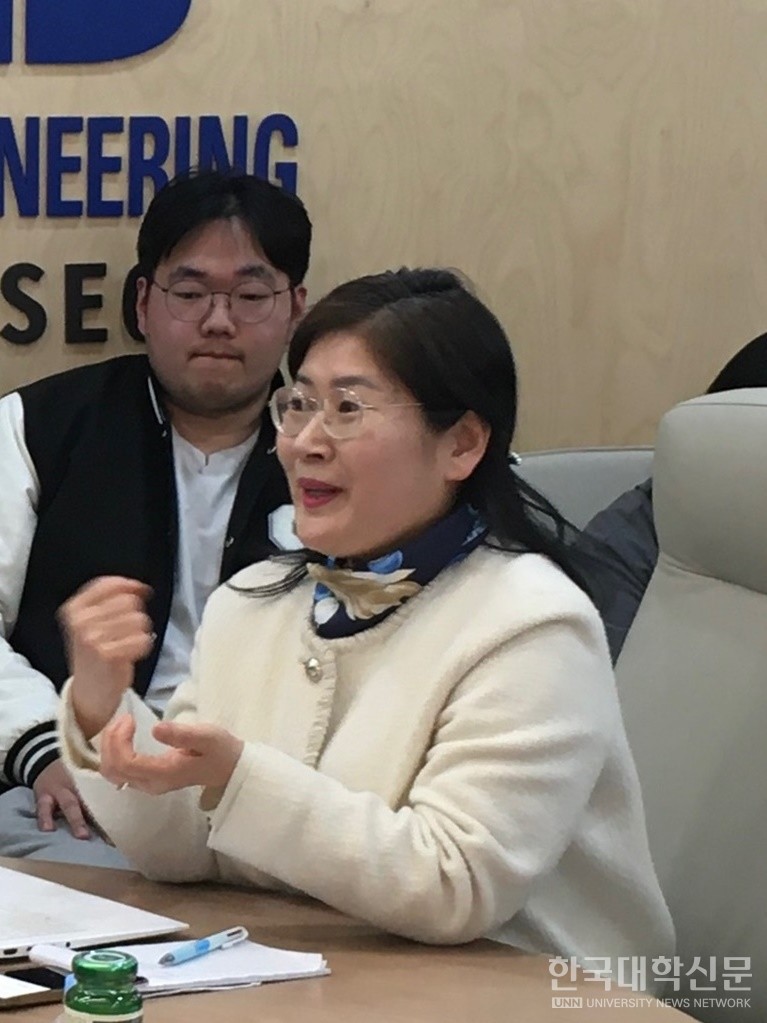 오희경 교수 (사진=윤채빈 기자)