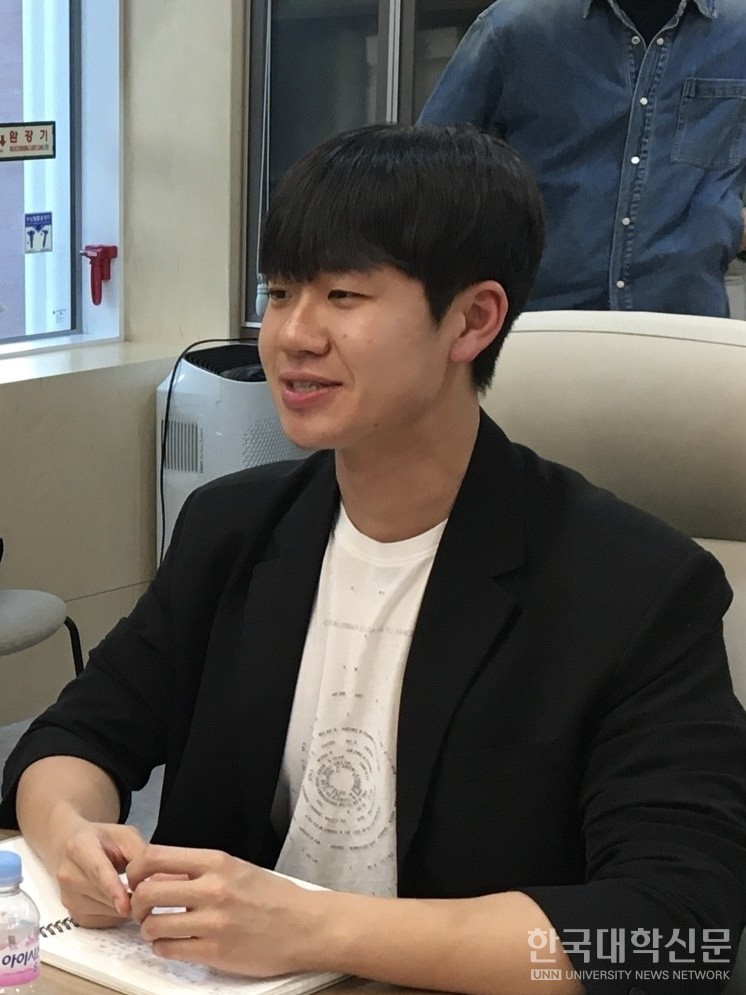 박건하 학생 (사진=윤채빈 기자)