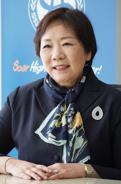 백인자 한세대학교 총장.