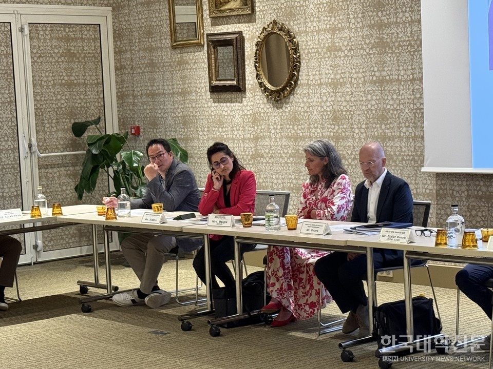 1차 컨퍼런스에 참석한 GRETA-CFA 주요 관계자들 모습. (사진=주지영 기자)