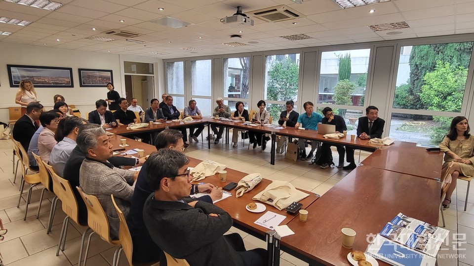 엑스-마르세유 대학교 기술전문대학 간담회 모습. (사진=주지영 기자)