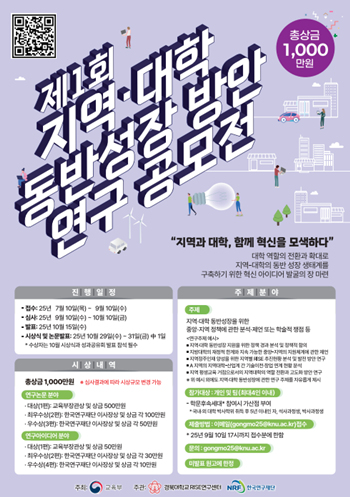 관련 포스터 (자료=경북대 RISE연구센터)