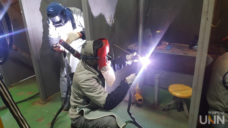거제대 용접기능장 교육과정 (사진=한국대학신문DB)