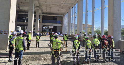 동신에프앤에프 현장실습 모습.