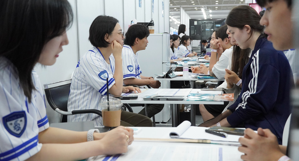 2026 수시박람회 중앙대 부스. (사진=한명섭 기자)