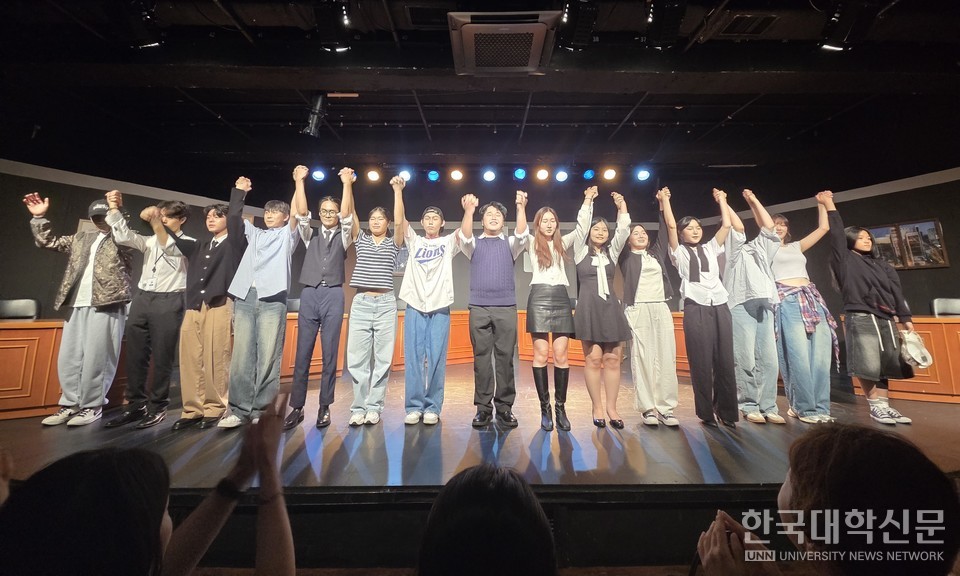 신설학과인 방송연예전공, 방송문예창작전공 학생들이 ‘제33회 젊은 연극제’에서 3관왕을 차지했다. (사진=유한대 제공)