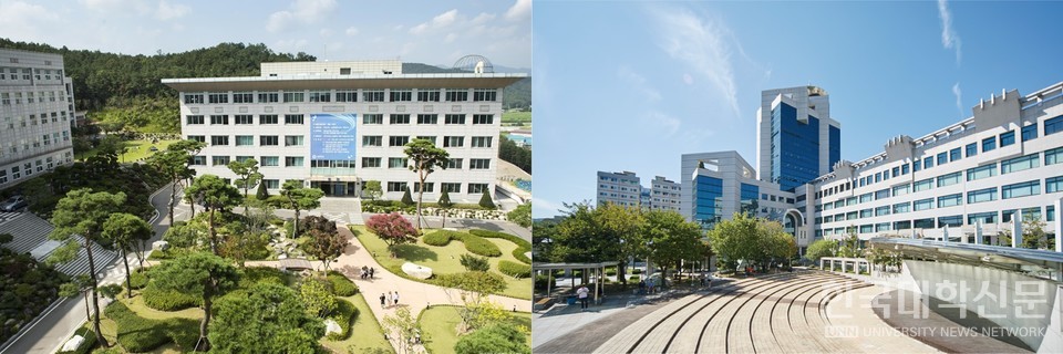 서정대학교(왼쪽)와 부천대학교 (사진=한국대학신문DB)