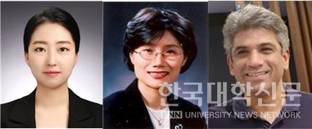 (왼쪽부터) 고려대 생물신소재연구소 박다현 연구교수(제1저자), 고려대 바이오시스템의과학부 신민정 교수(교신저자), 하버드대 T.H.CHAN School of public health 수브라마니안 교수(공동교신저자)