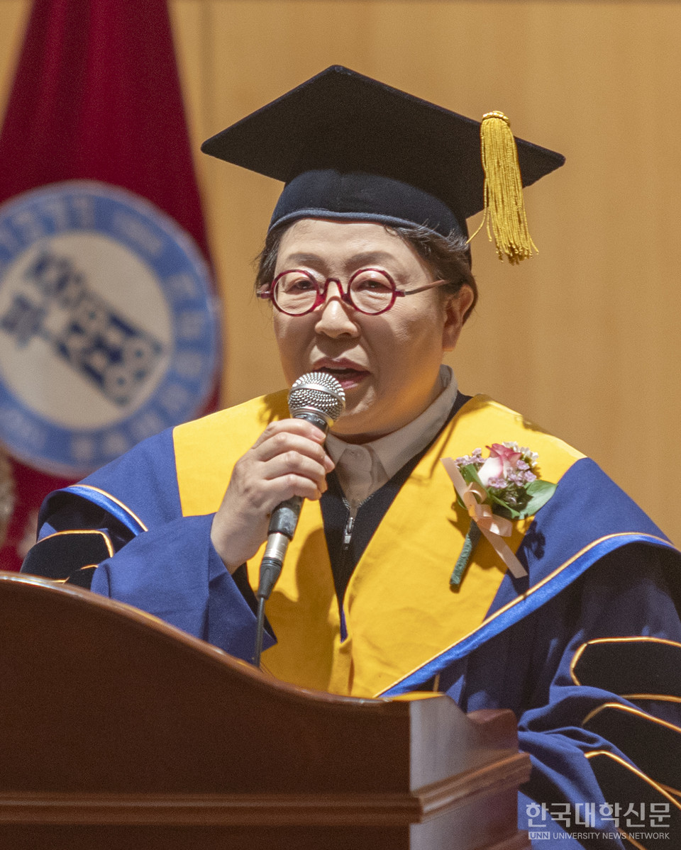 김종희 총장 취임식. (사진=상명대)
