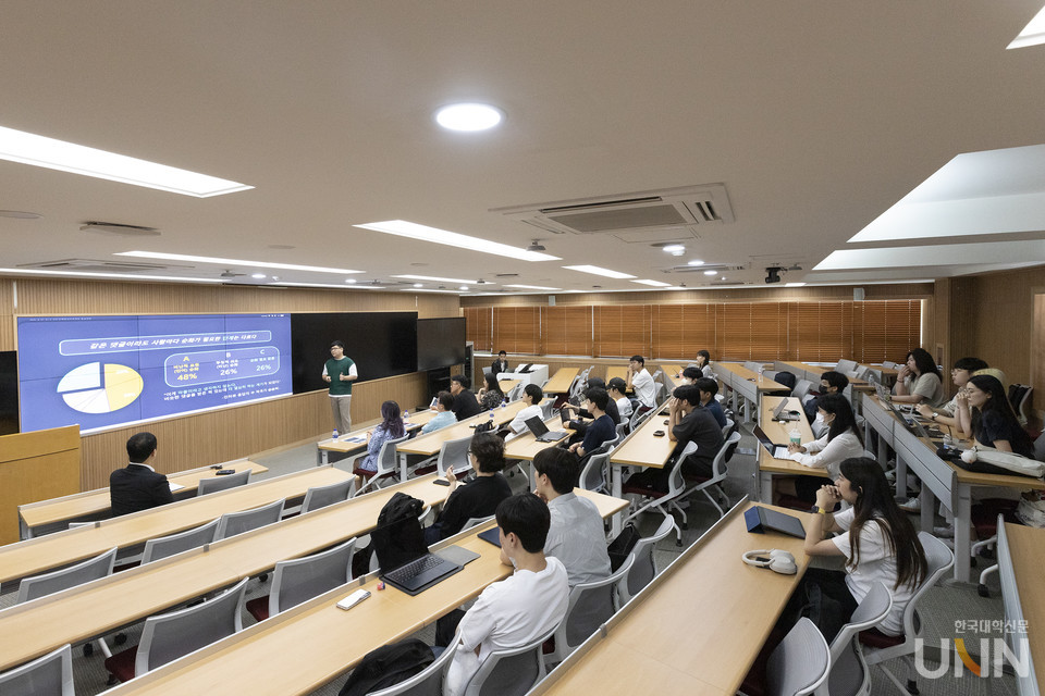 상명대 AI_X선도인재양성프로젝트 수업 현장. (사진=한국대학신문DB)