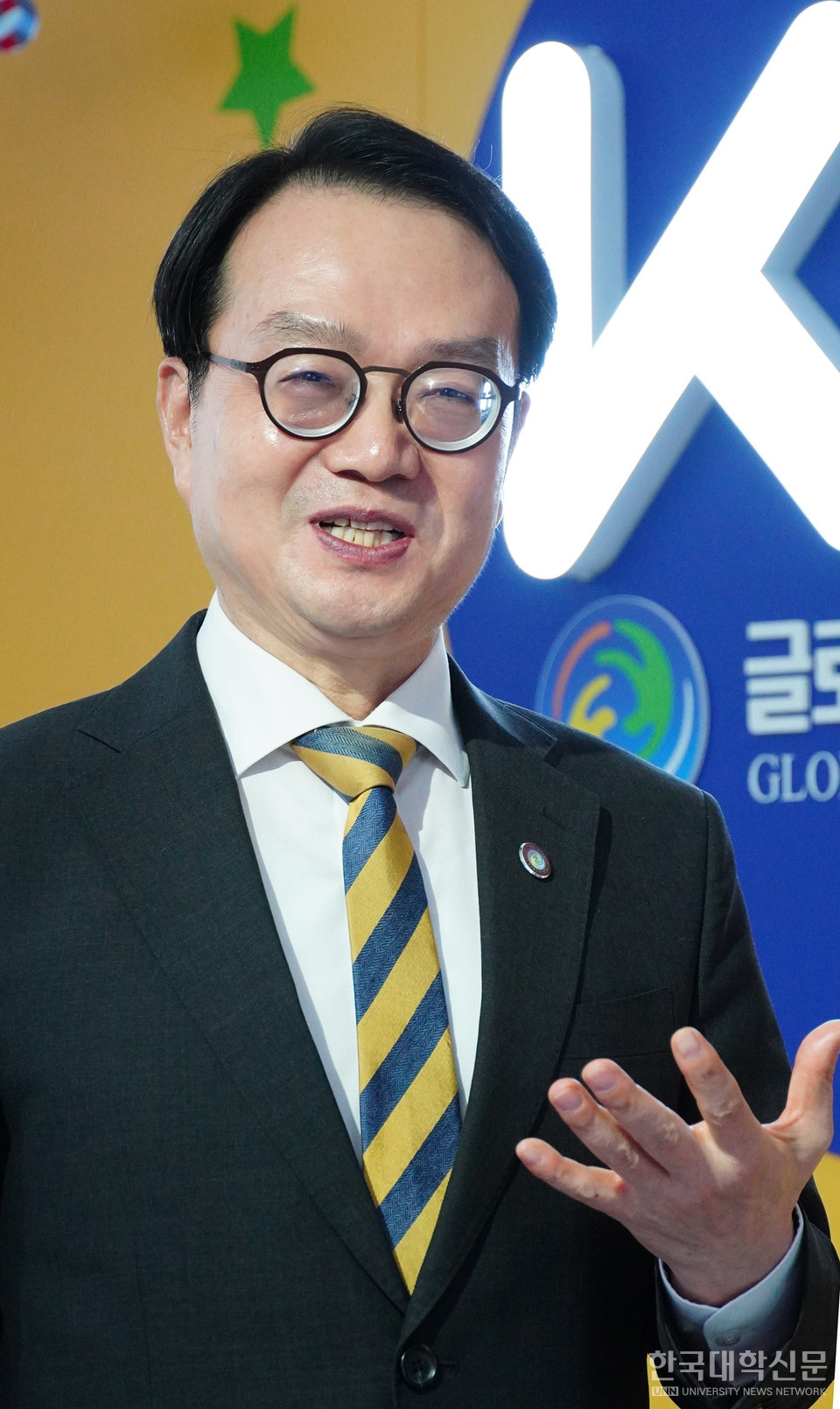 공병영 총장이 연임 소회를 전하고 있다. (사진=한명섭 기자)