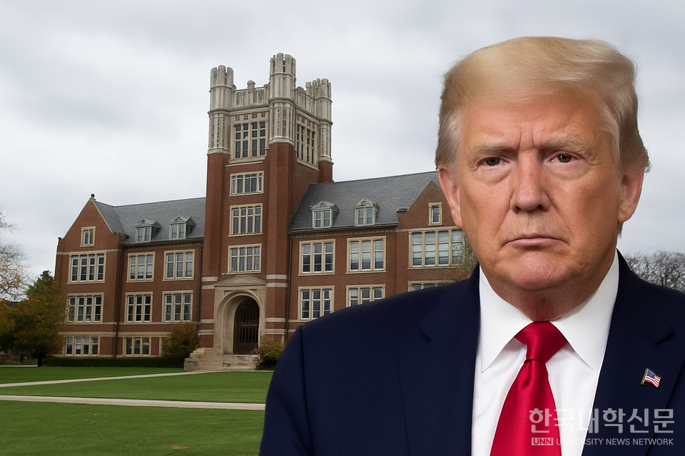 미국 내 825개 대학을 대상으로 조사한 결과, 2025~2026학년도 신규 등록 외국인 유학생 수가 전년 대비 17% 급감한 것으로 나타났다. 위 사진은 챗GPT를 활용해 편집한 사진. (사진=챗GPT)