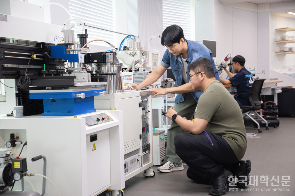 AI반도체계열 실습. (사진= 오산대 제공)