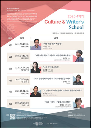 한림대 도헌학술원, 춘천 시민을 위한 인문학·글쓰기 프로그램 개설 - 뉴스 썸네일 이미지